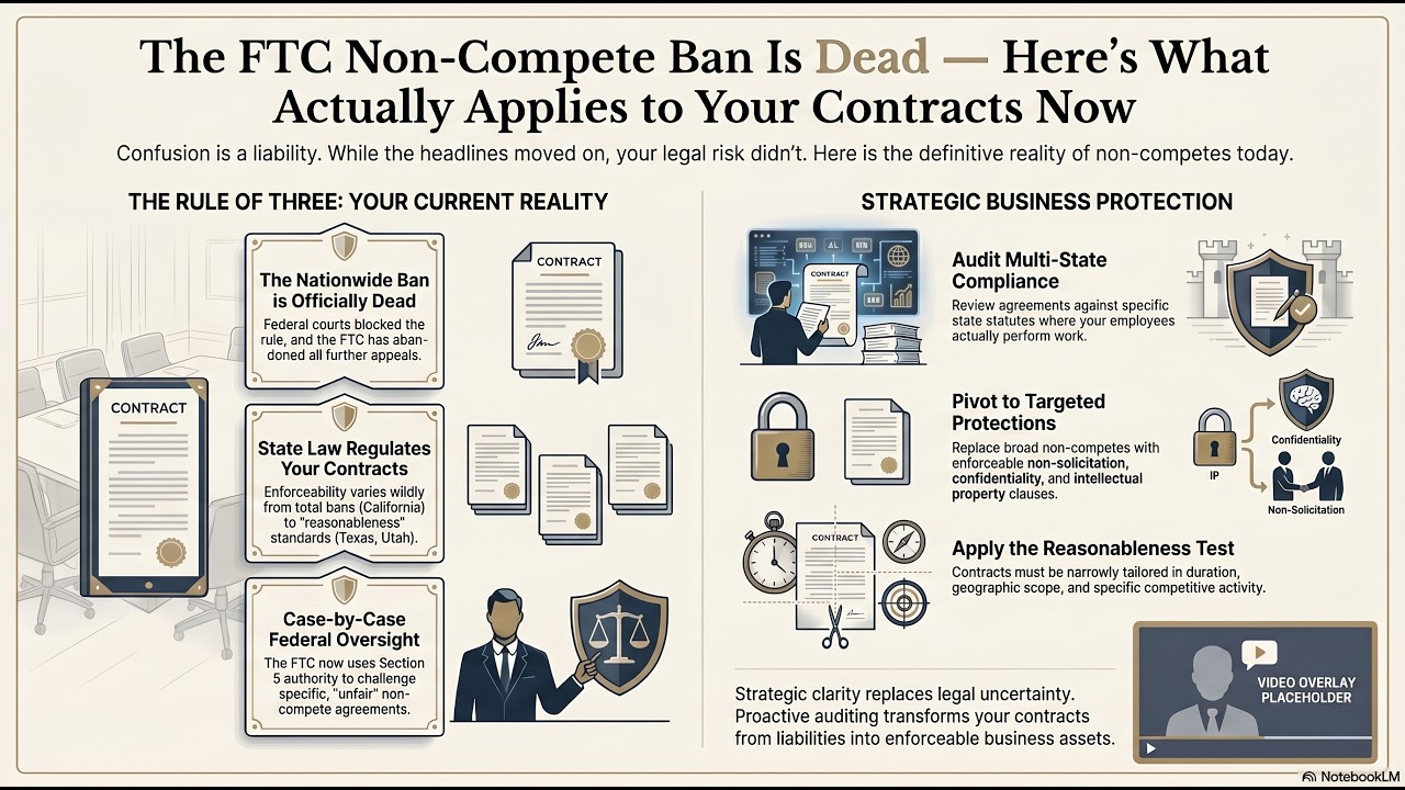The FTC Non Compete Ban Is Dead - YouTube