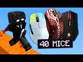 Minecraft bedwars with a 3500 mouse collection