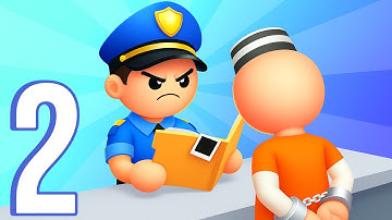 Prison Life: Idle Game - Gameplay Walkthrough Part 2 - Police Prison Manager 