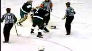 Matt Greene fights