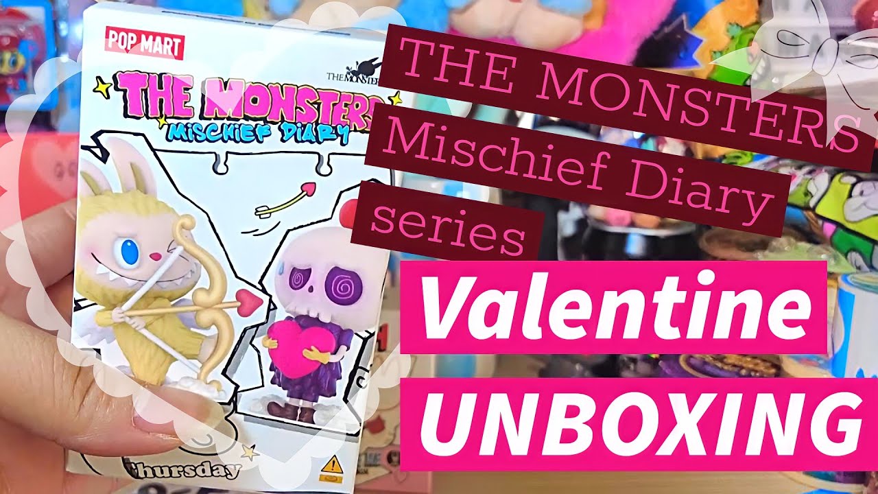 POPMART】バレンタインデー開封🩷LABUBUの新作🍫THE MONSTERS Mischief