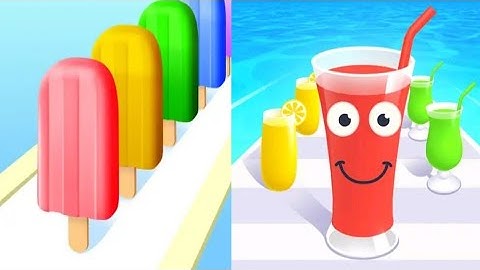 juice run vs popsicle stack new tiktok all max level iOS gameplay #noobvsprovshacker