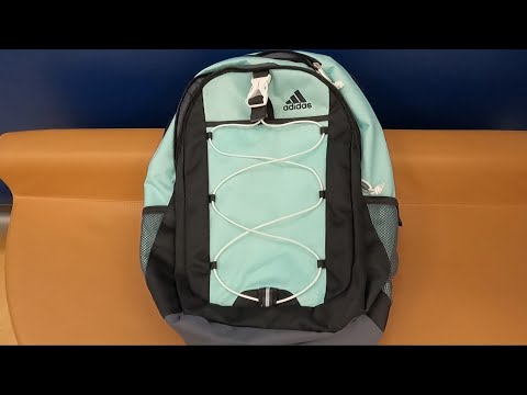 Adidas Ultimate ID Backpack Green Adjustable Straps Adidas Ultimate ID Backpack, Green Tint/Onix Grey, One Size  main image 2