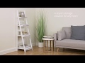 Hartleys Direct 4 Tier Ladder Shelf - White Hartleys Direct 4 Tier Ladder Shelf - White
