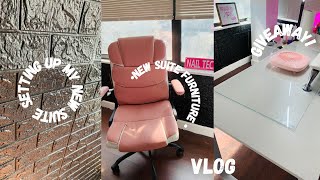 VLOG: NEW SUITE + DECORATING MY SPACE + FINALLY FOUND FURNITURE + GIVEAWAY!