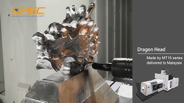 APEC 5 axis machining Dragon Head - MT15