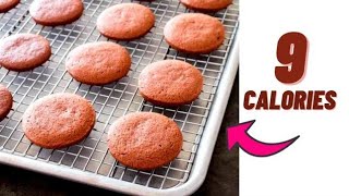 Only 9 calorie shortbread cookies-low calorie high volume chocolate cookie recipe