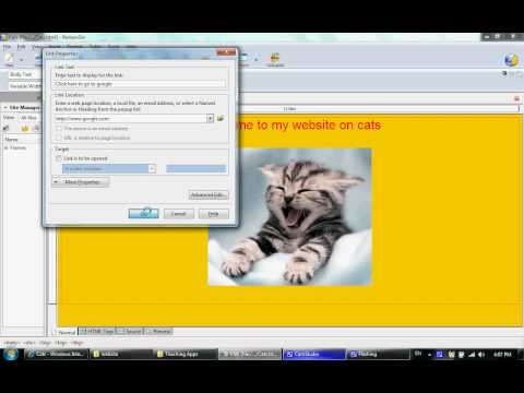 Website making using Kompozer - 3/6
