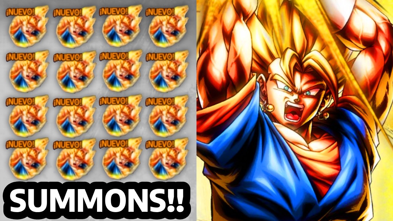 💀 ¡¡TIRE MAS DE 25K DE CRISTALES POR EL NUEVO VEGITO!! FULL ROJAS!!! 😍 | Dragon Ball Legends