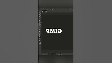 New in GIMP: making transformed text layers editable #shorts