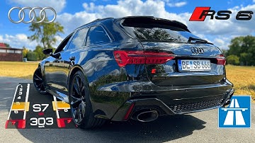 AUDI RS6 C8 303 km/h TOP SPEED Drive | AUTOBAHN POV by DriveFanatic | Part 1