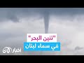 تنين البحر توربيون في سماء منطقة البترون شمال لبنان 