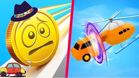 🚲💨🚗shape shifting vs Coins💰 Rush Android iOS Gameplay Walkthrough