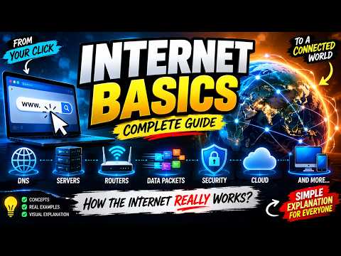 Internet Basics 🌐 | How the Internet REALLY Works? | Complete Guide for Everyone