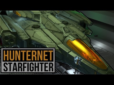 Hunternet Starfighter Space Combat Flight Simulator Gameplay Overview
