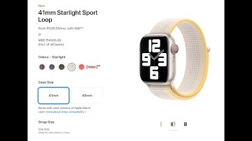 New Apple Watch 8 41mm - Starlight Sport Loop Band - Unboxing - Hindi