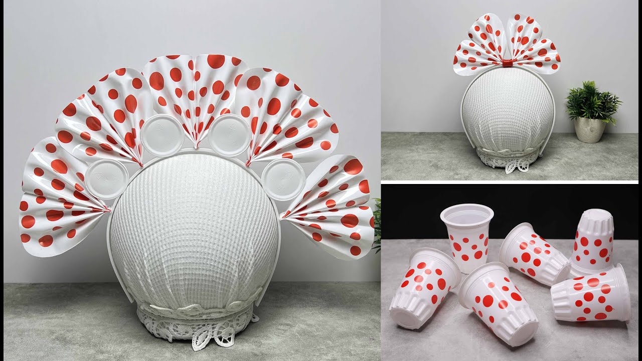 Diy Membuat Mahkota karnaval agustusan dari gelas Plastik