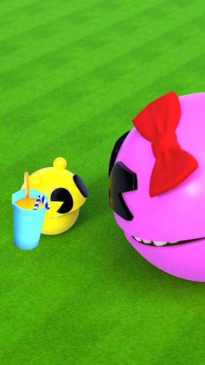 Pacman Happy Juice ๐ #animation #pacman #happyjuice #funny