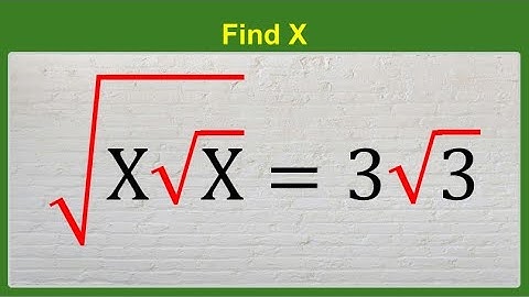 A nice square root problem | Can you solve this? | Math Olympiad
