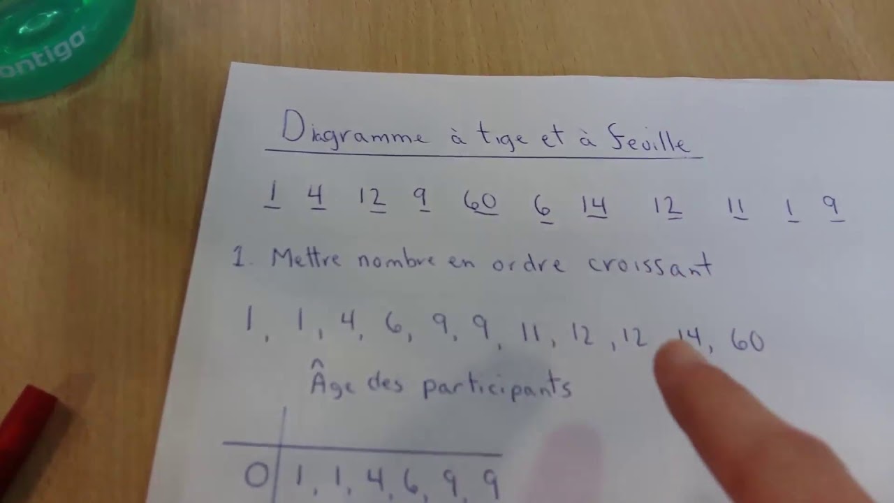 Diagramme à tige et à feuille