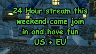 24h Stream this weekend Twitch.