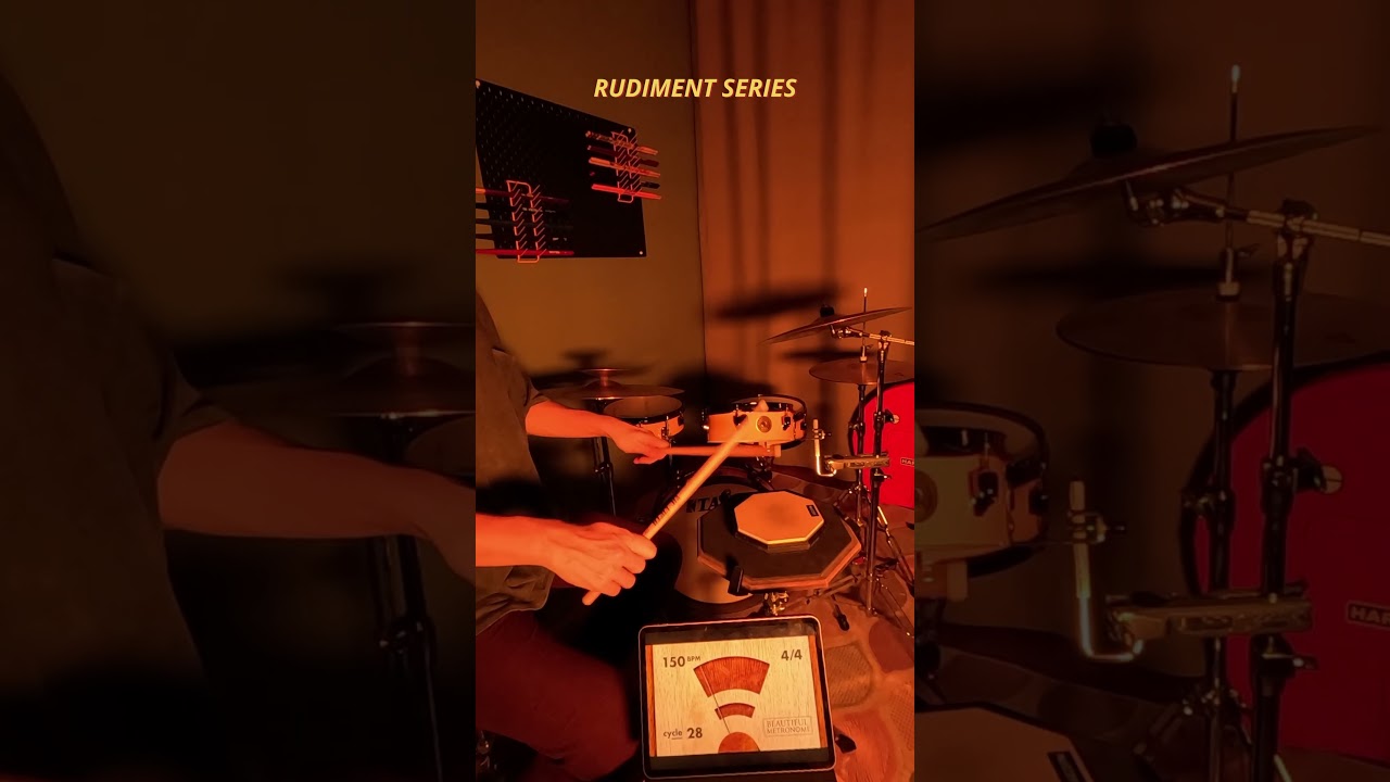 HOW TO PLAY SINGLE STROKES AT 150 BPM 