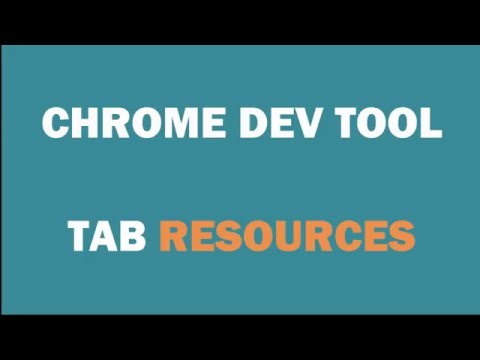 Chrome DevTools: il tab Resources (storage, cookie e cache)
