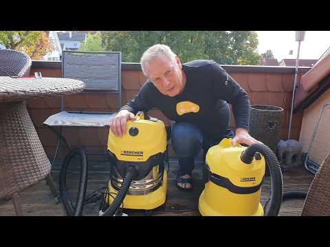 Der Kärcher WD 2 im Vergleich mit WD 4 Der Kärcher WD 2 im Vergleich mit WD 4