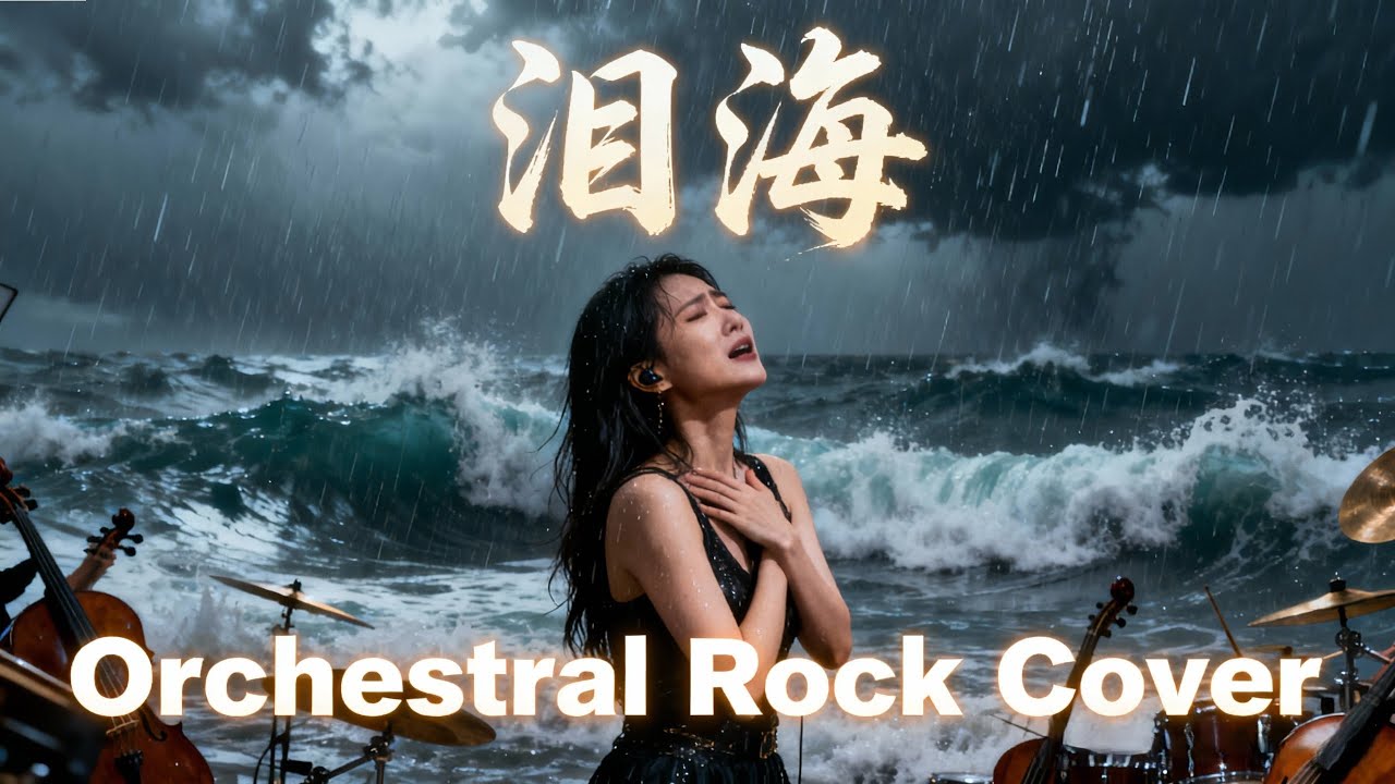 Lei Hai (泪海) - Valen Hsu (许茹芸) | Female Orchestral Rock Cover!!! 🎸🥁🎻