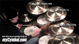 Sabian 21 Vault 3 Point Ride Cymbal Comparison (JD2118)