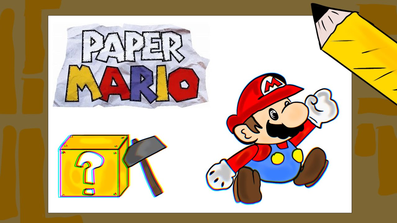 MARIO BROS VS PAPER MARIO - Fan Animation