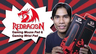 Best COMFORT Superb QUALITY Good PRICE - Redragon Gaming Mouse Pad (P006A) & Gaming Wrist Pad (P023)