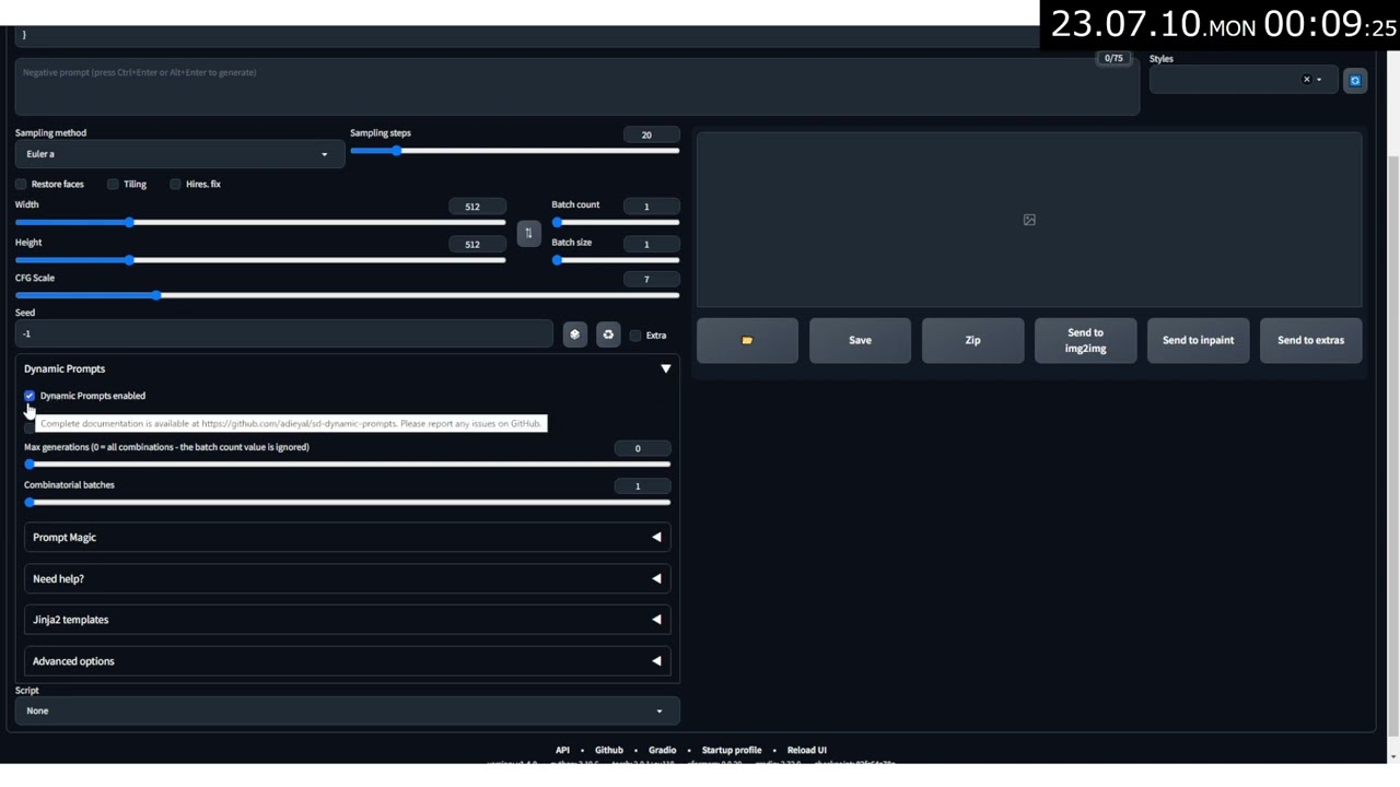 プロンプトをランダムにする（Dynamic prompt）【AIイラスト/stable diffusion】