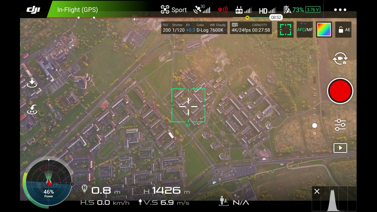 Mavic Pro Altitude Test 4063m