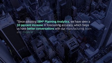 Boost Forecasting Accuracy with IBM Planning Analytics