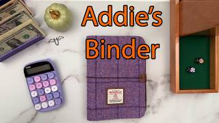 Addie's Binder | Cash Stuffing | Savings Challenges | $150 | Counting Cash | Slinky Savings
