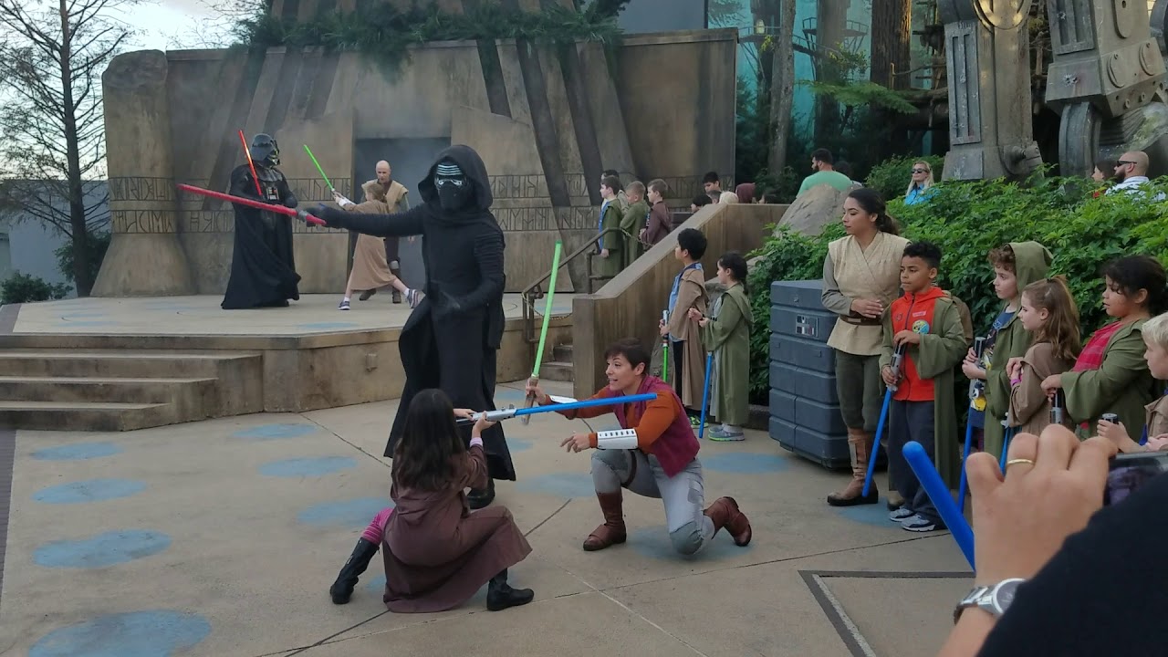 Star Wars Trials of the Temple Jedi Training Walt Disney Hollywood Studios 12-17-17