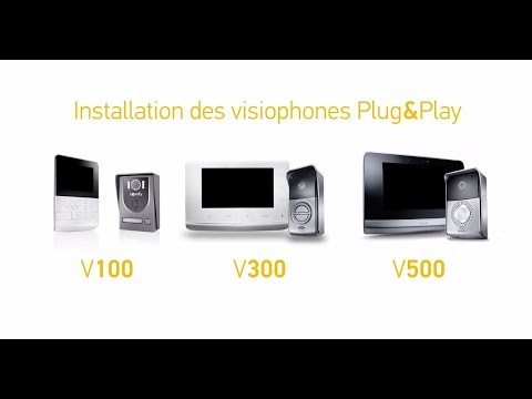 Comment installer un visiophone (V100, V300, V500) Plug&Play ? | Somfy