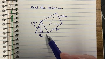 Find the Volume of the Triangular Prism