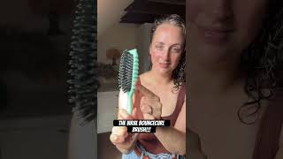 Viral Bouncecurl brush is amazing!! #curlyhair #bouncecurl #curlyhairroutine