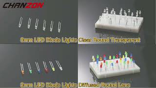 100 Uds 5mm diodo LED Ultra brillante blanco cálido rojo verde azul UV