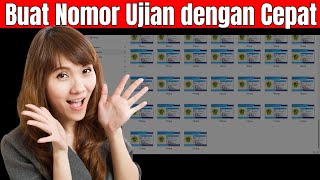 Cara Cepat Membuat Nomor Ujian di Canva