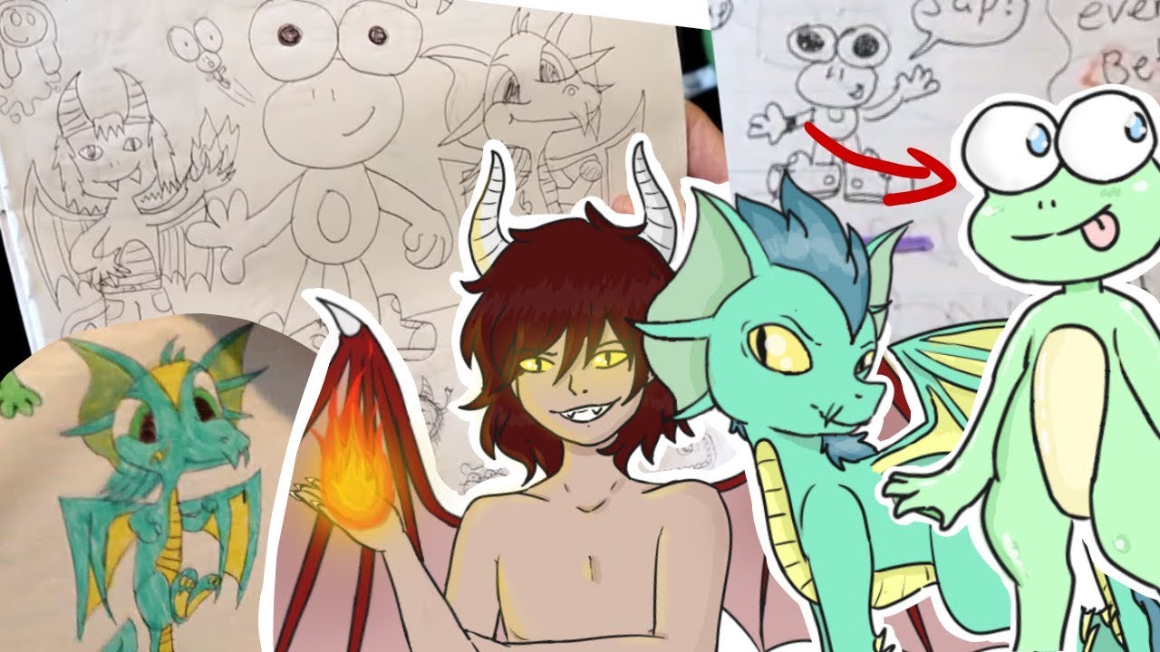 Redesigning My Old Art - YouTube