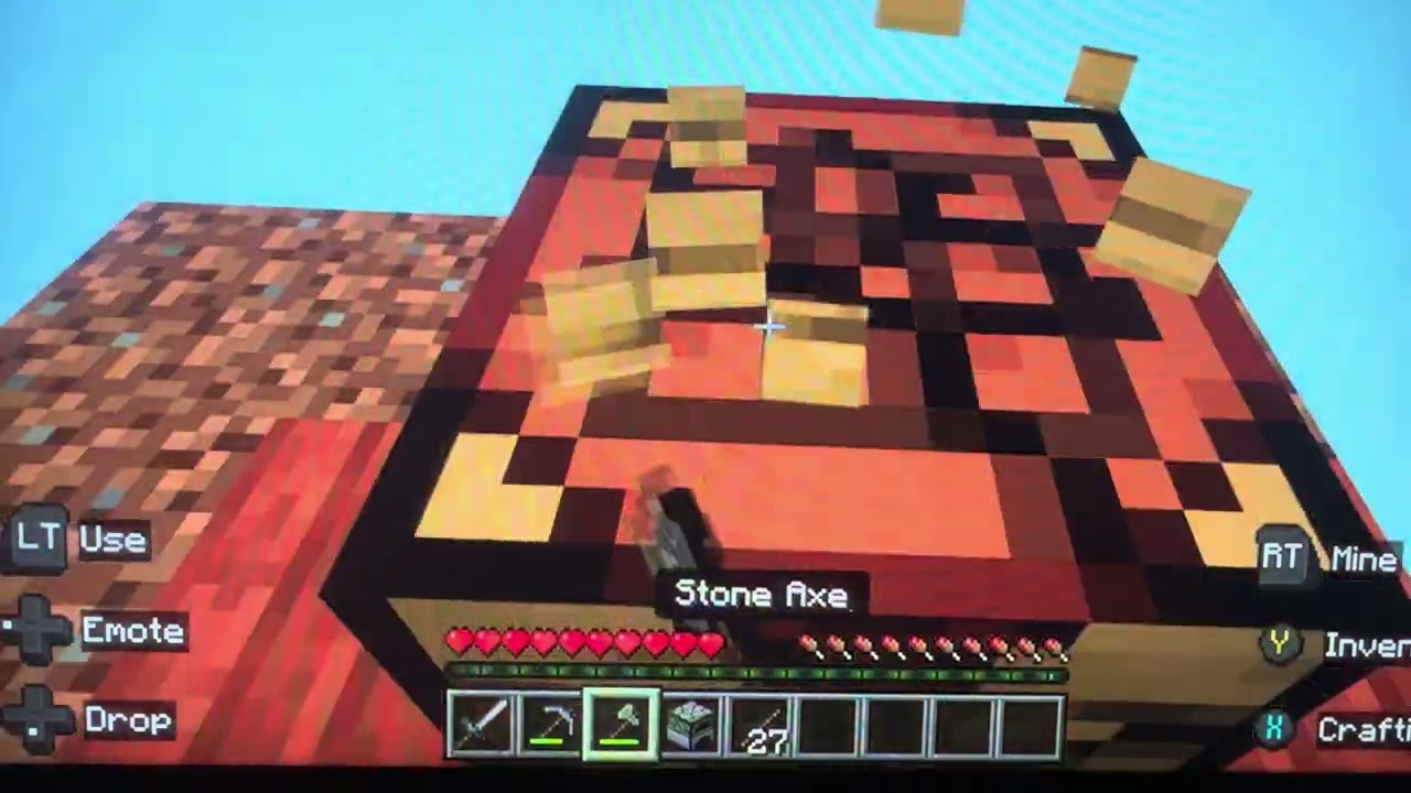 Minecraft one block part 1￼￼