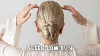 HOW TO: Easy Sleek Low Bun Tutorial💗 by Alex Gaboury 71,507 views 7 months ago 1 minute, 30 seconds