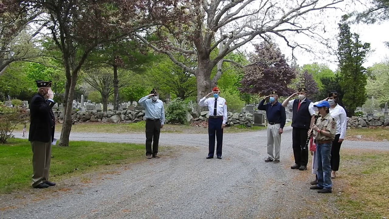 American Legion at Cushing Cemetery YouTube