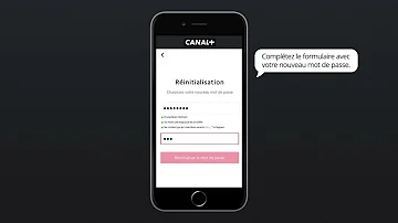 Comment réinitialiser un compte myCANAL ?