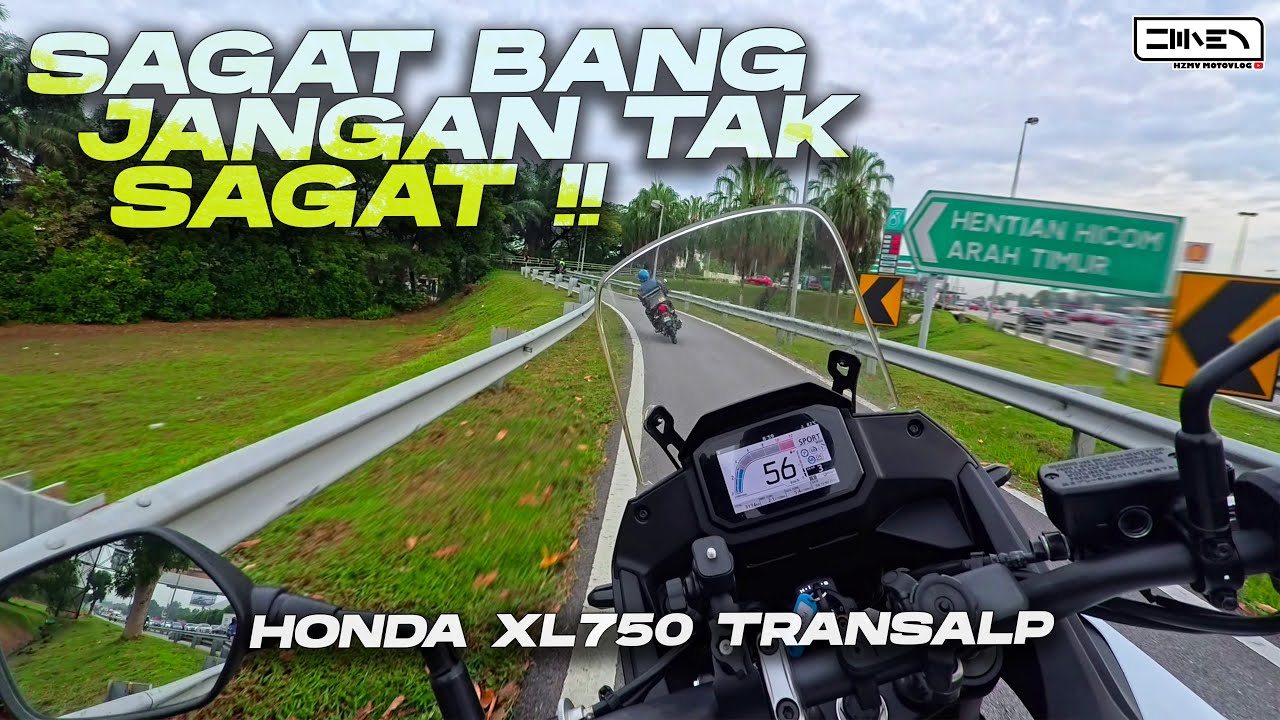 SIAPA KATA TAKLEH BAWAK DAILY ?! Honda XL750 Transalp Malaysia | Insta360 Ace Pro 2 [4K]