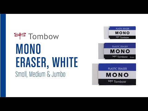 MONO Eraser, White, Small