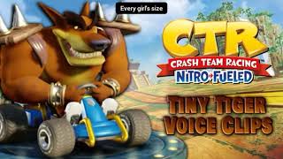 Every Crash Bandicoot game but only the word "Tiny" screenshot 5